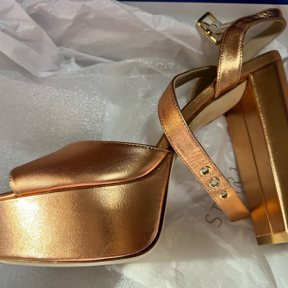 Stuart Weitzman Ryder Platform Ankle Strap Sandal… - image 8